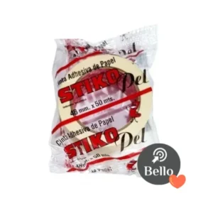 Cinta de papel adhesiva STIKO PEL 48 MM x 50 metros.