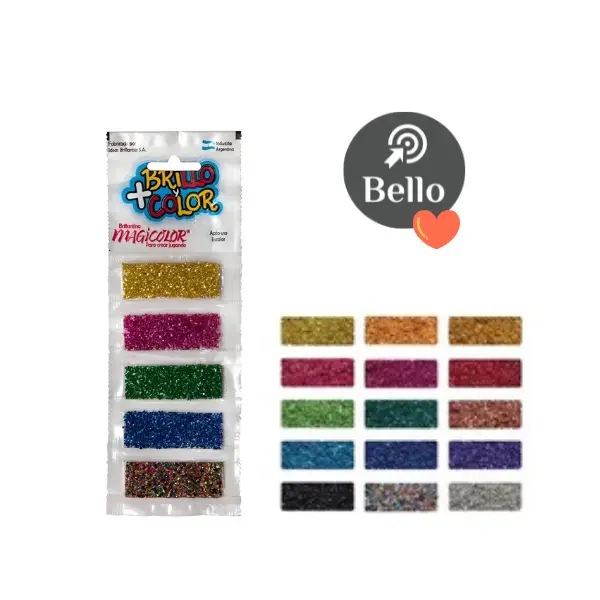 Brillantina x 5 sobres