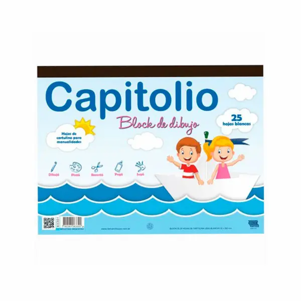 Block de dibujo Capitolio Blanco N°5