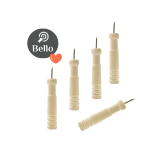 Punzon escolar cabo de madera c/u