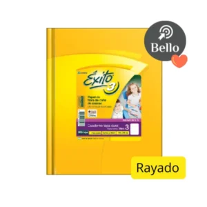 Cuaderno Exito n3 100 hojas Rayado