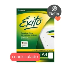 Block A4 Exito 80 hojas Cuadriculado