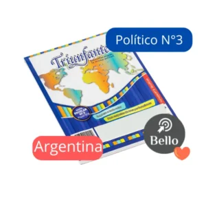 Mapas N3 Politico Argentina X 40 unidades