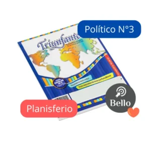 Mapas TRIUNNFANTE N3 politico X 40 unidades
