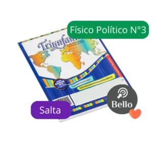 Mapas N3 Fisico politico Salta X 40 unidades