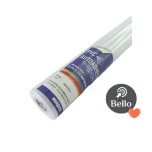 PVC autoadhesivo transparente x 10 metros