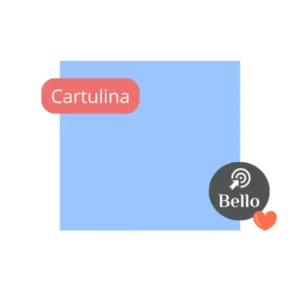 Cartulina Celeste