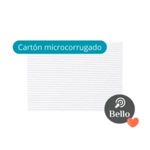 Carton Microcorrugado Blanco