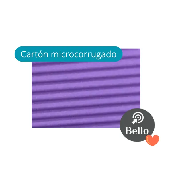 Carton Microcorrugado Lila