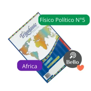 Mapas N5 Fisico politico Africa X 20 unidades