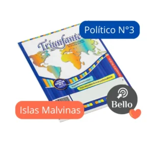 Mapas N3 Politico Islas Malvinas X 40 unidades