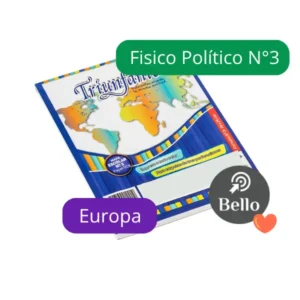 Mapas N3 Fisico politico Europa X 40 unidades