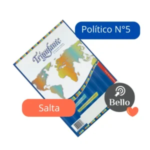 Mapas N5 Politico Salta X 20 unidades