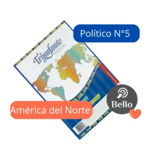 Mapas N5 Politico America del Norte X 20 unidades