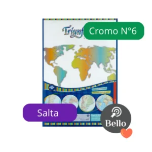 Mapa Cromo N6 Salta Fisico Politico