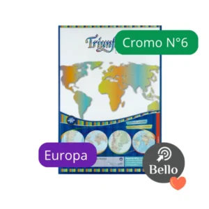 Mapa Cromo N6 Europa Fisico Politico