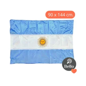 Bandera Argentina 90 x 144 cm.
